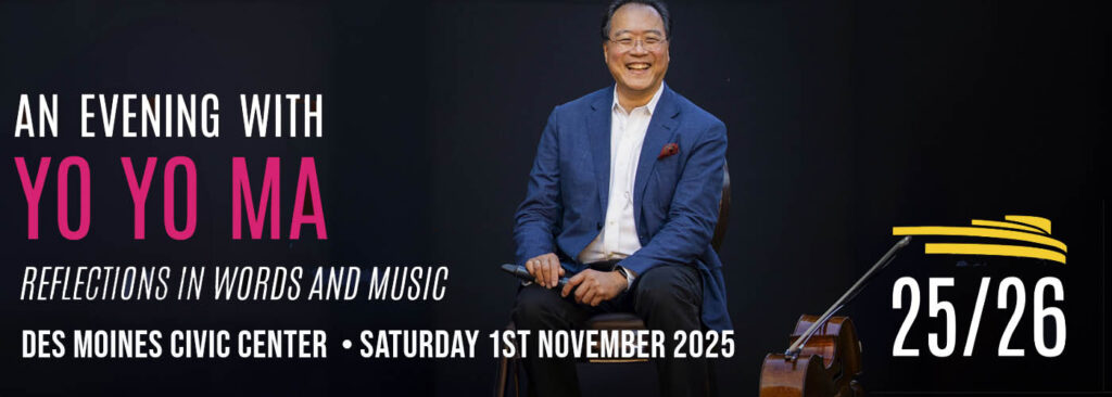 Yo-Yo Ma at Des Moines Civic Center