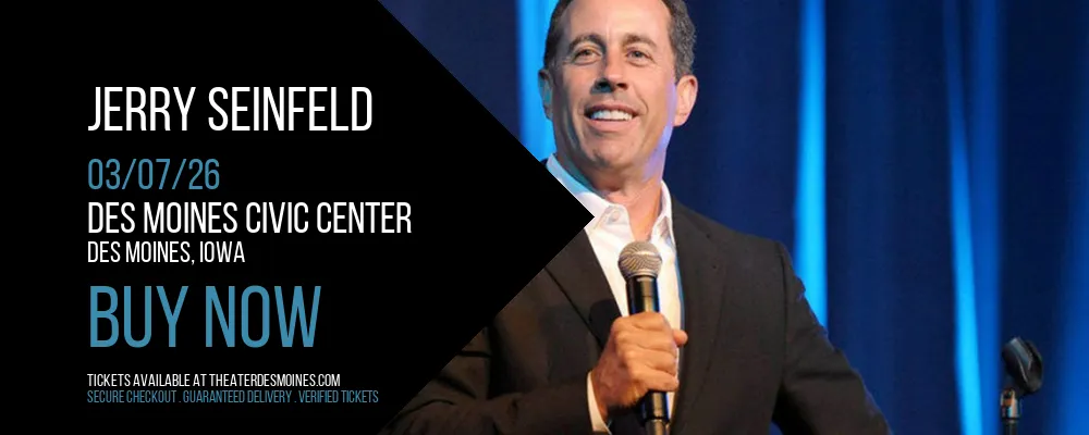 Jerry Seinfeld at Des Moines Civic Center